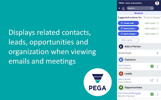 Pega for Gmail Chrome Extension ai chrome extension logo