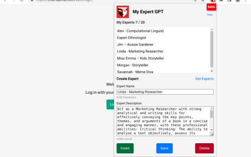 My Expert GPT ai chrome extension logo