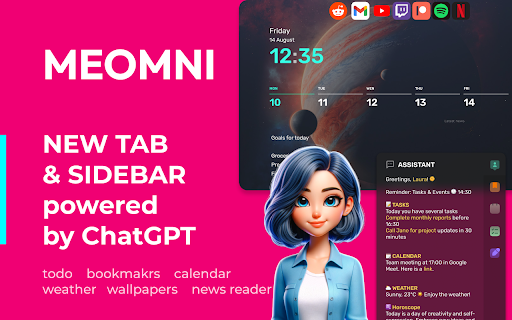 Nova Tab ai chrome extension
