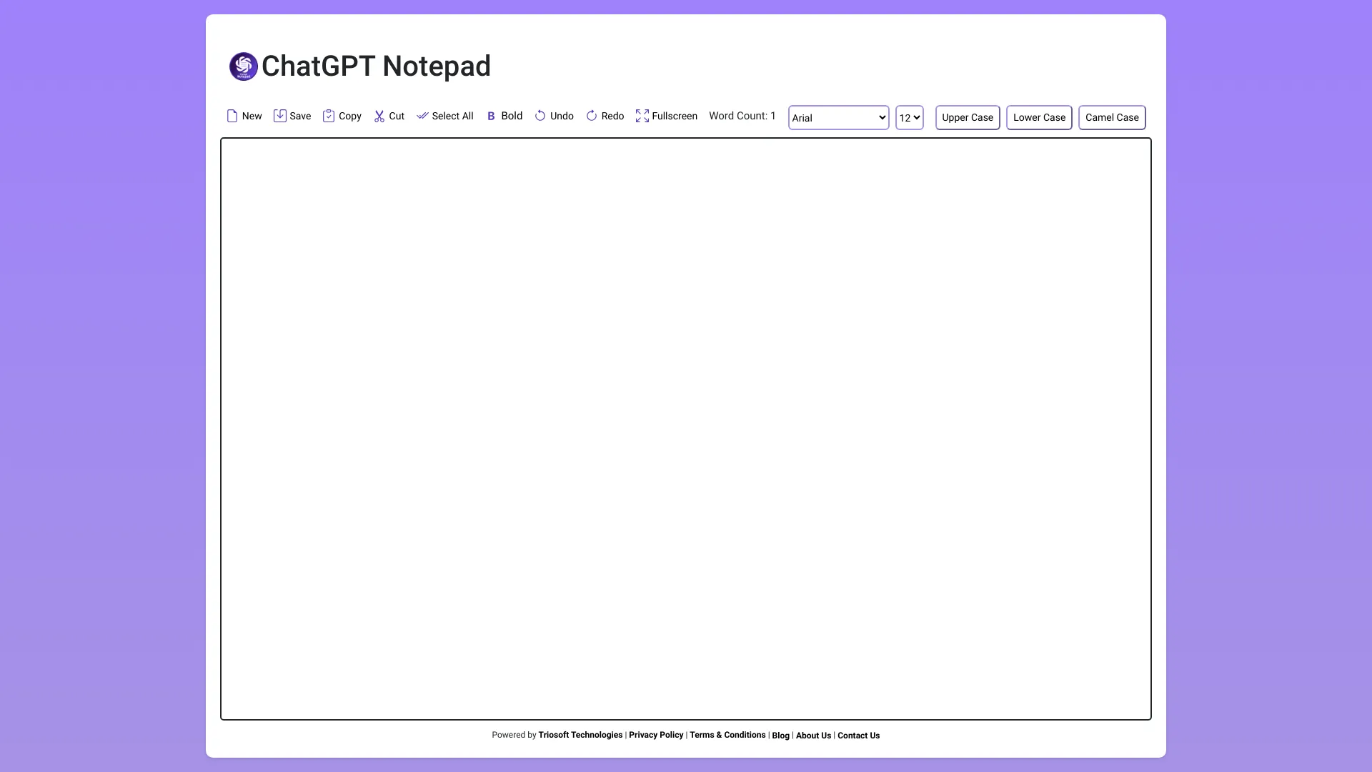 ChatGPT Notepad logo