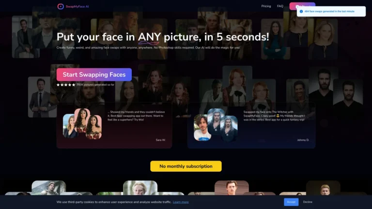 Innovative Swapmyface AI AI Tool Review