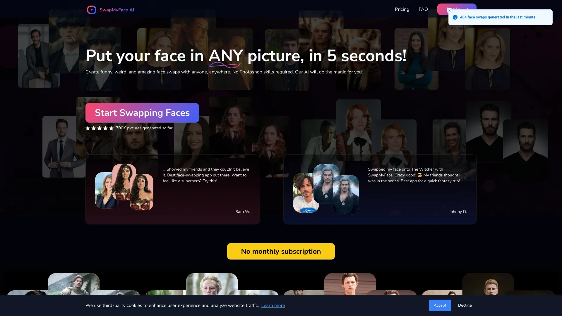SwapMyFace AI logo