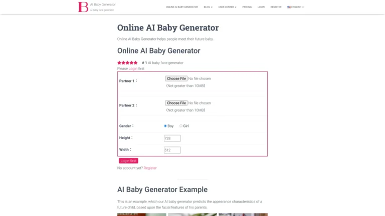 Free AI Baby Generator AI Tool Review