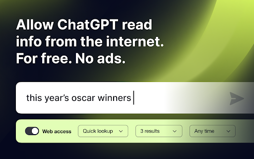 ChatGPT Search Connect ai chrome extension logo