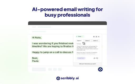 Scribbly ai chrome extension logo