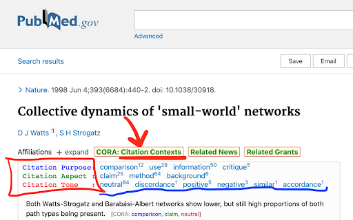 PubMed Citation Context Explorer ai chrome extension