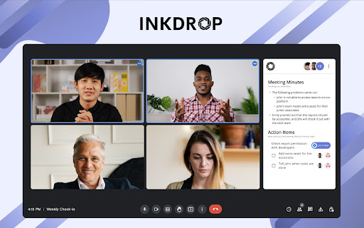 Inkdrop ai chrome extension logo