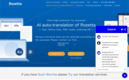ChatM.AI ai chrome extension logo