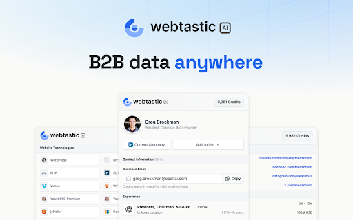 Webtastic AI ai chrome extension logo
