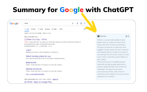Google/YouTube Summary with ChatGPT ai chrome extension logo