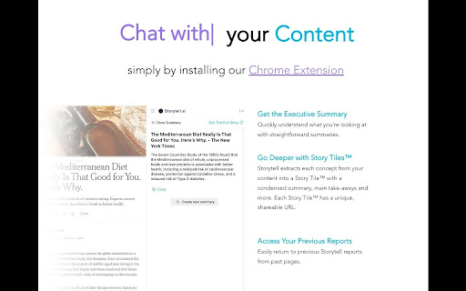 Storytell ai chrome extension