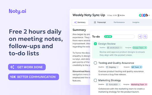 Noty.ai ai chrome extension logo