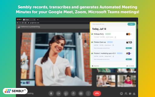 Sembly AI ai chrome extension