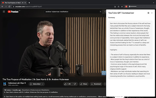 YouTube Summary via ChatGPT ai chrome extension logo