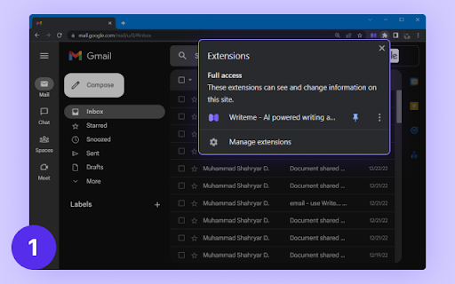 WriteMe.Ai Google Chrome Extension ai chrome extension