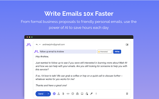 Mailr ai chrome extension logo