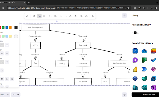 ExcaliTabCraft ai chrome extension