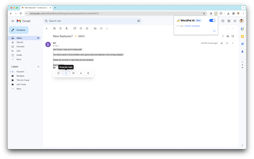 WordPal ai chrome extension logo
