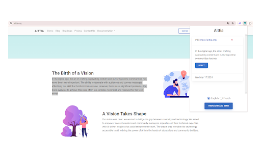 AITTIA Chrome Extension ai chrome extension logo