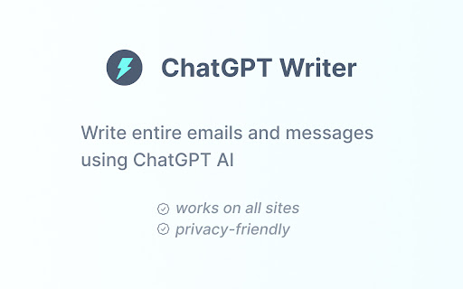 ChatGPT Writer ai chrome extension logo