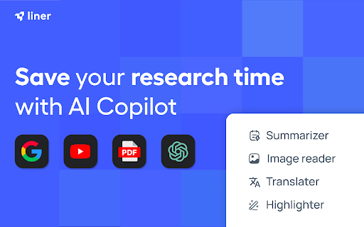 Liner AI Copilot ai chrome extension logo