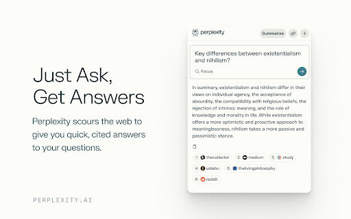 Perplexity ai chrome extension logo