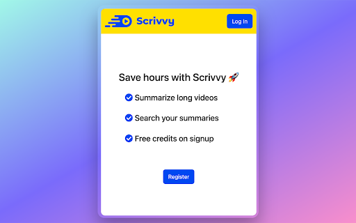 Scrivvy ai chrome extension logo