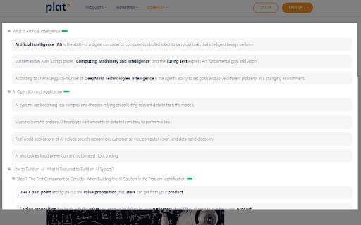AiAsk Summary ai chrome extension logo