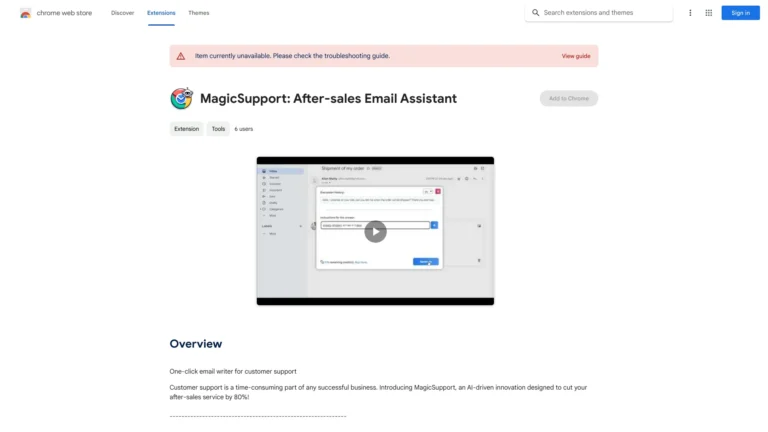 Best Magicsupport AI Chrome Extension AI Tool Review