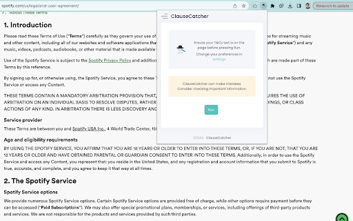 ClauseCatcher ai chrome extension logo
