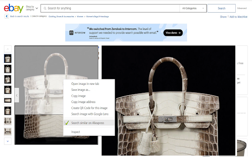 Aliexpress Image Search ai chrome extension