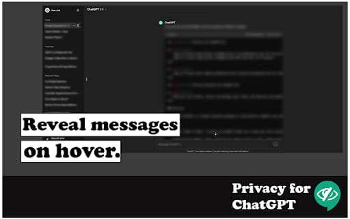 Privacy for ChatGPT ai chrome extension logo