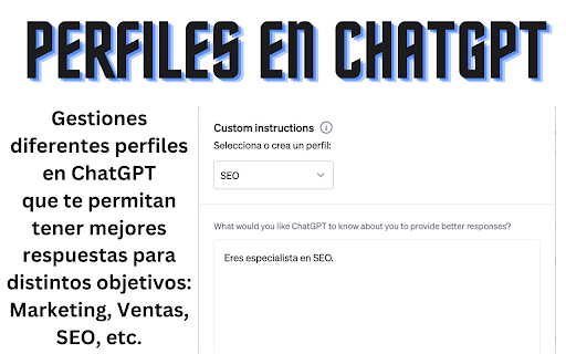 ChatGPT Custom Instructions Profile Extension ai chrome extension logo