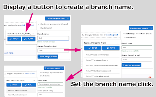 GitLab Issue to Branch Name Generator ai chrome extension logo