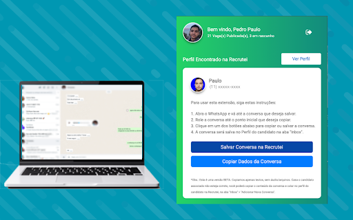 Recrutei Extension ai chrome extension logo