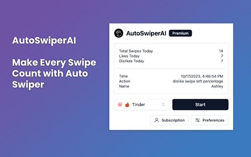 AutoSwiperAI ai chrome extension logo