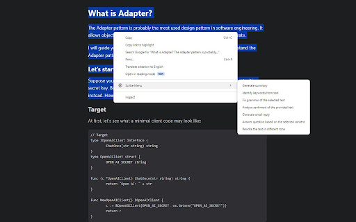 PowerExt Scribe Menu ai chrome extension
