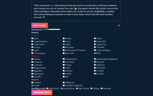 Reply Gen ai chrome extension logo