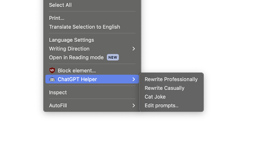 Chrome ChatGPT Helper ai chrome extension logo