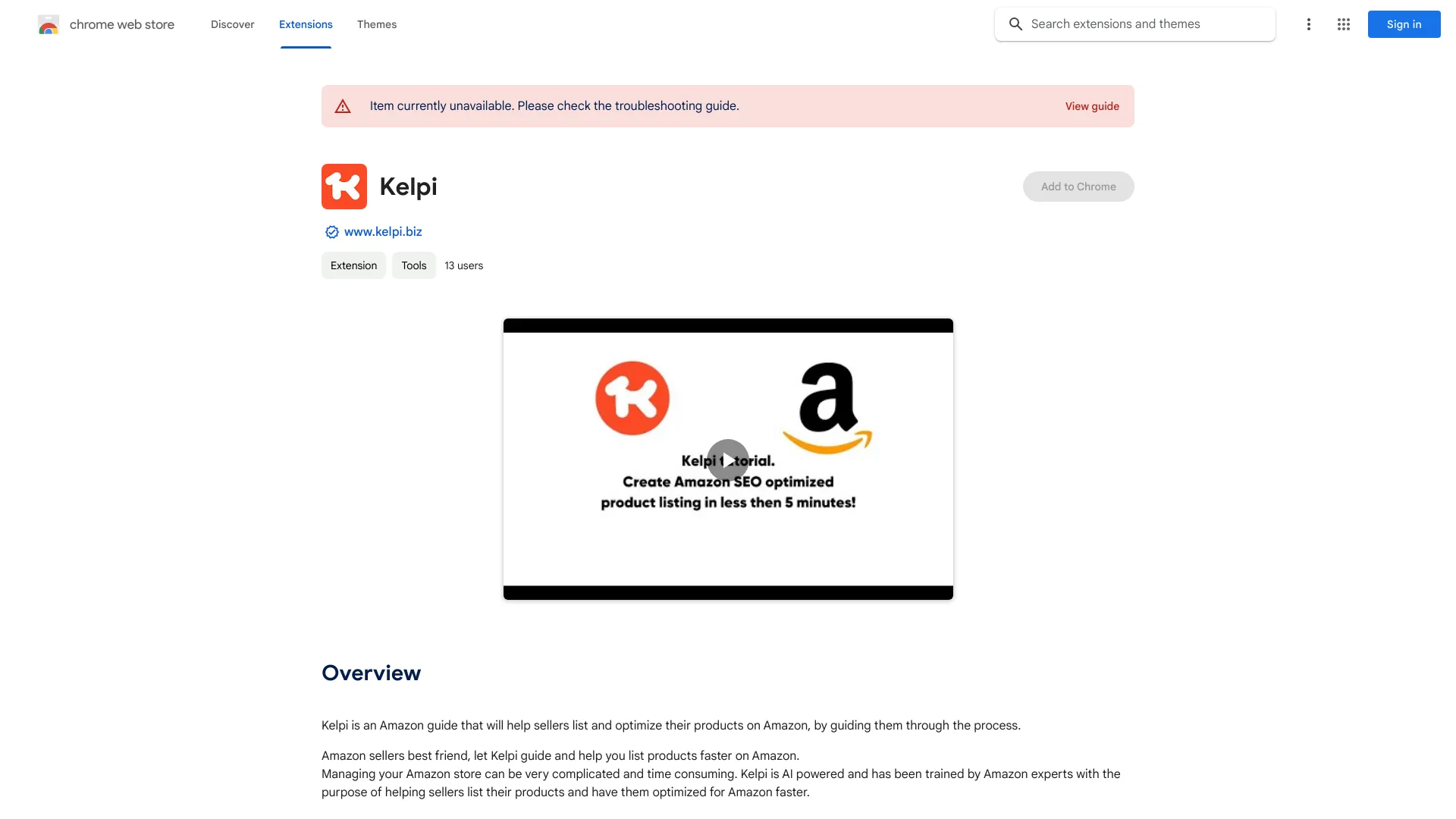 Kelpi ai chrome extension logo