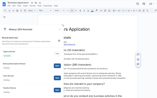 Wisary Assistant ai chrome extension