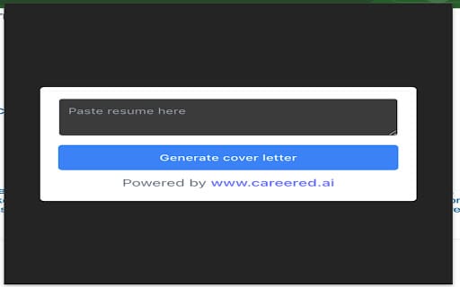 AI Cover Letter Generator ai chrome extension logo