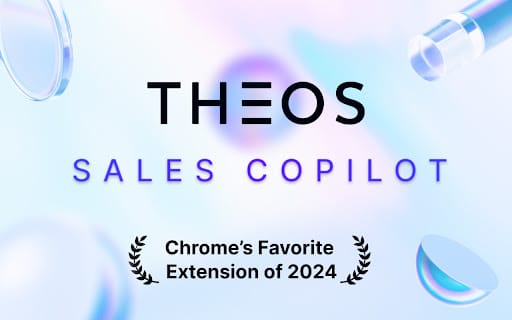 Theos AI Sales Copilot ai chrome extension logo