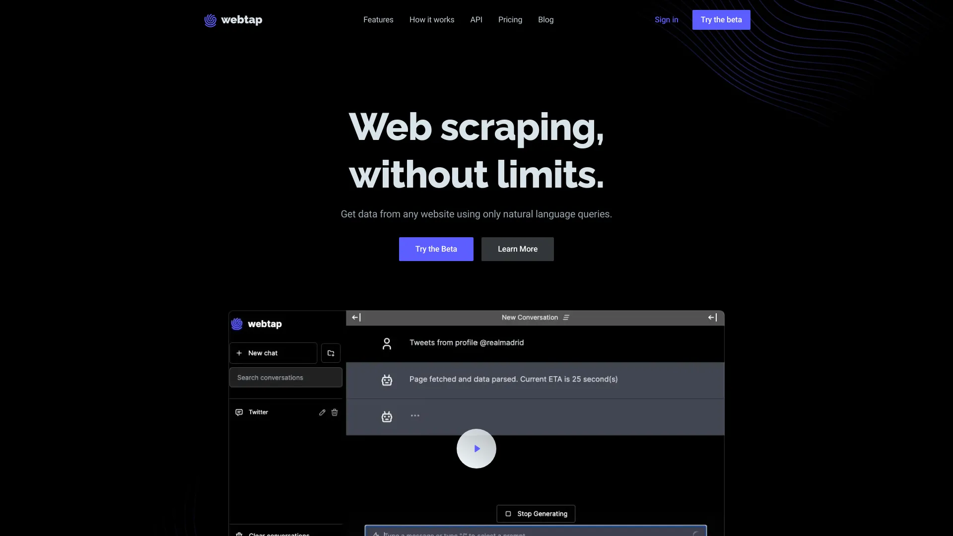 Webtap.ai logo