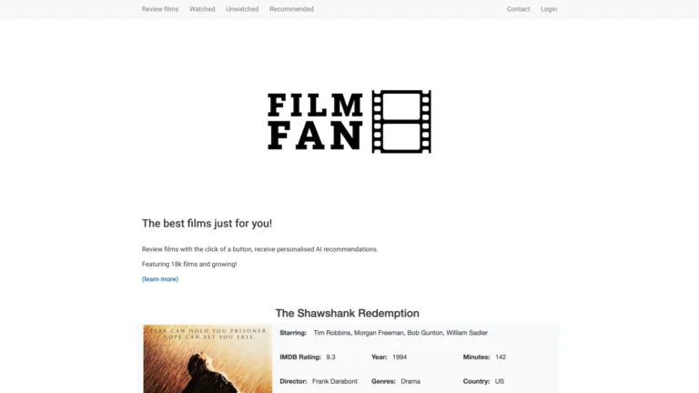 Free Film Fan AI Tool Review