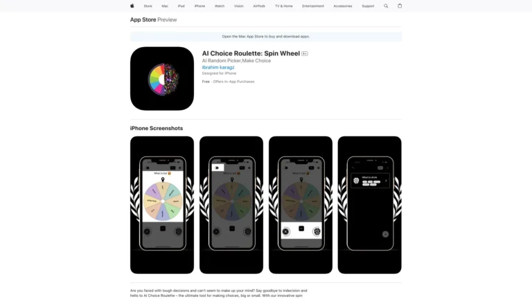 Innovative AI Choice Roulette AI Tool Review