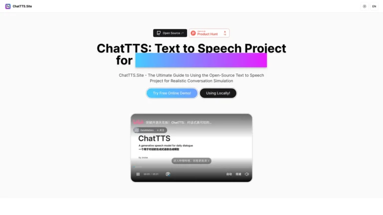 Innovative Chattts AI Tool Review