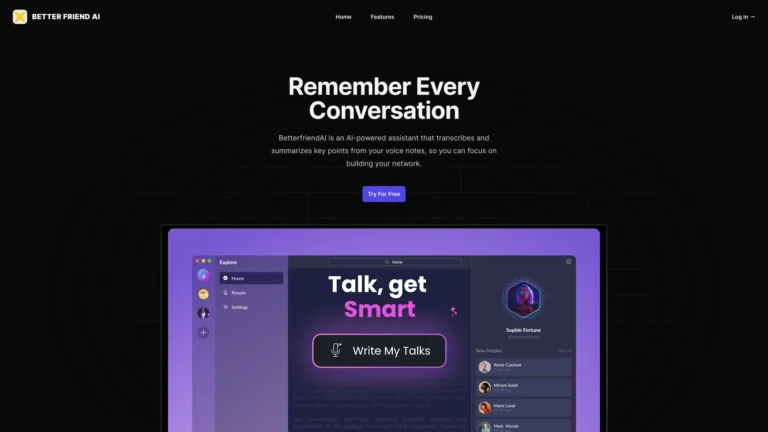 New Better Friend AI AI Tool Review