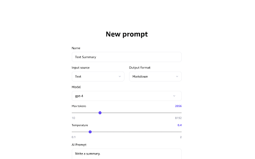 ParsePrompt ai chrome extension logo