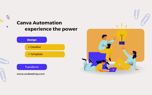 Canva Automation ai chrome extension logo